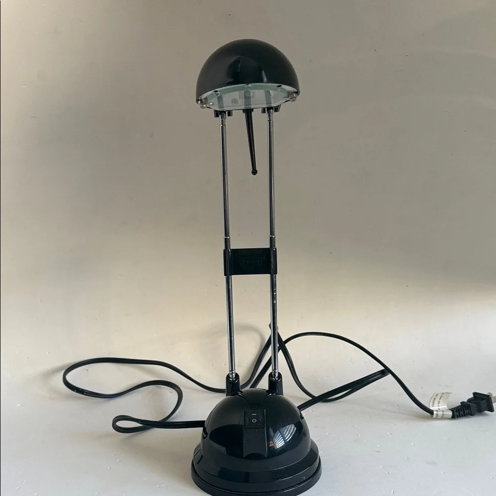 Ikea Espressivo Vintage Sleek Adjustable Black Table Lamp